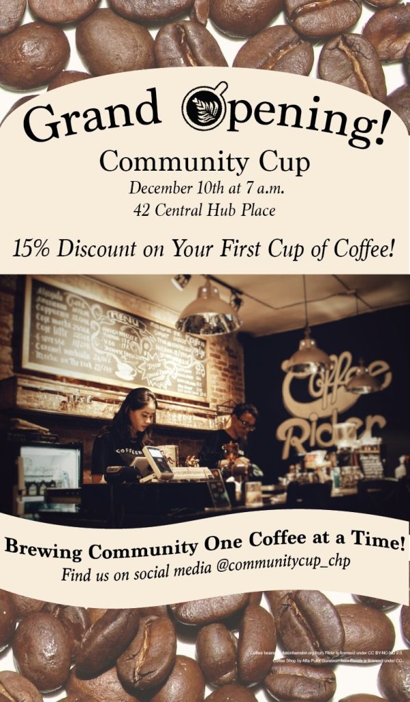 Coffee poster graphic