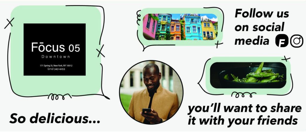 Focus 05 Downtown social media advertisement