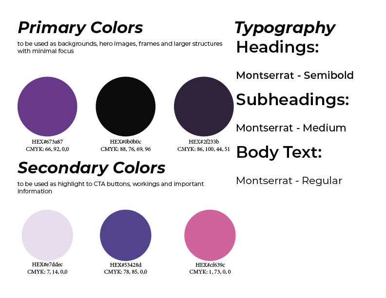 TunePact brand colors and typography guide