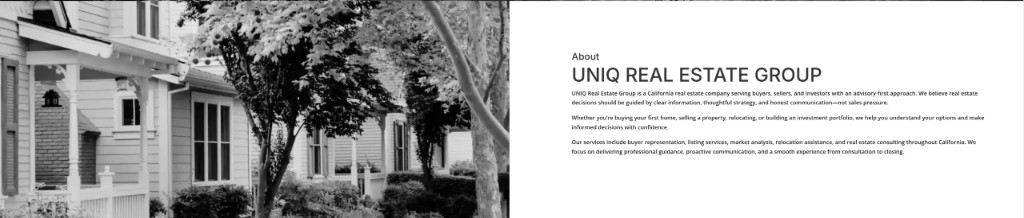 New UNIQ about section